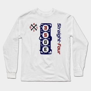 3SGE Straight Four Engine Long Sleeve T-Shirt